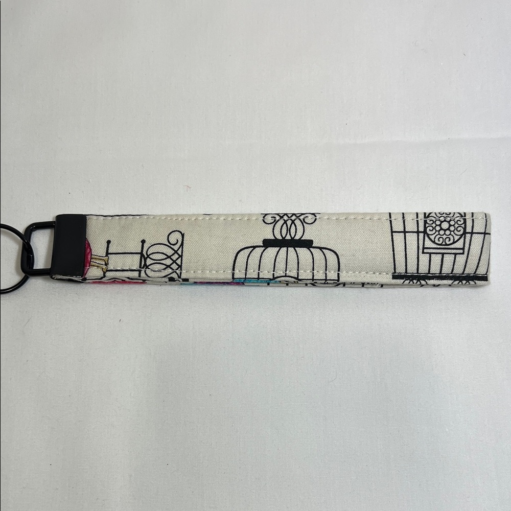 Handmade Bird Patterned Wristlet Clutch - Picture 7 of 8